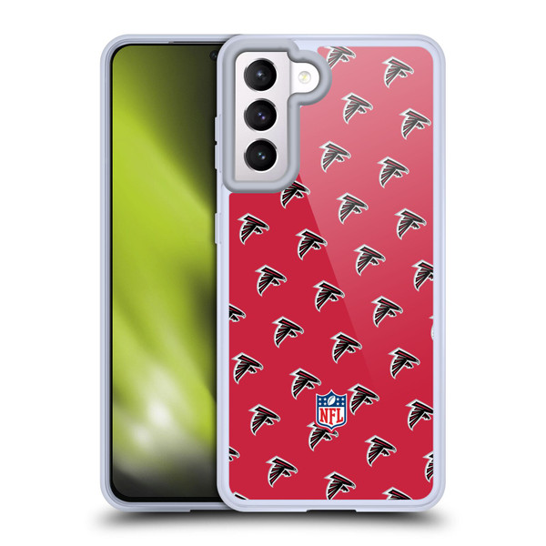 NFL Atlanta Falcons Artwork Patterns Soft Gel Case for Samsung Galaxy S21 5G