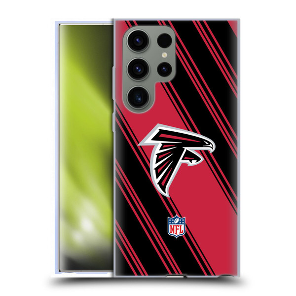 NFL Atlanta Falcons Artwork Stripes Soft Gel Case for Samsung Galaxy S23 Ultra 5G