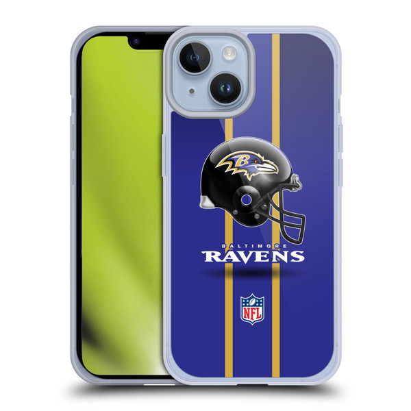 NFL Baltimore Ravens Logo Helmet Soft Gel Case for Apple iPhone 14 NFL Baltimore Ravens Logo Helmet Soft Gel Case for Apple iPhone 14