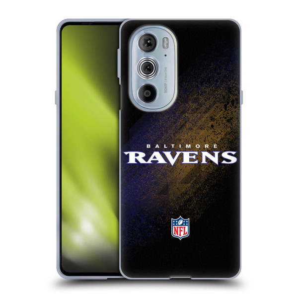 NFL Baltimore Ravens Logo Blur Soft Gel Case for Motorola Edge X30