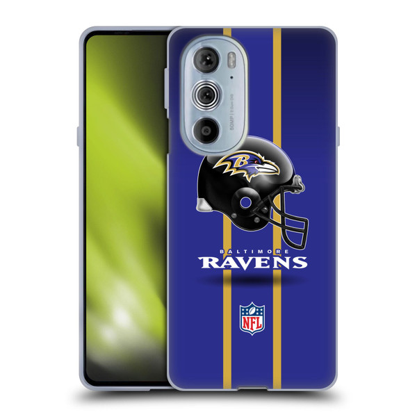 NFL Baltimore Ravens Logo Helmet Soft Gel Case for Motorola Edge X30