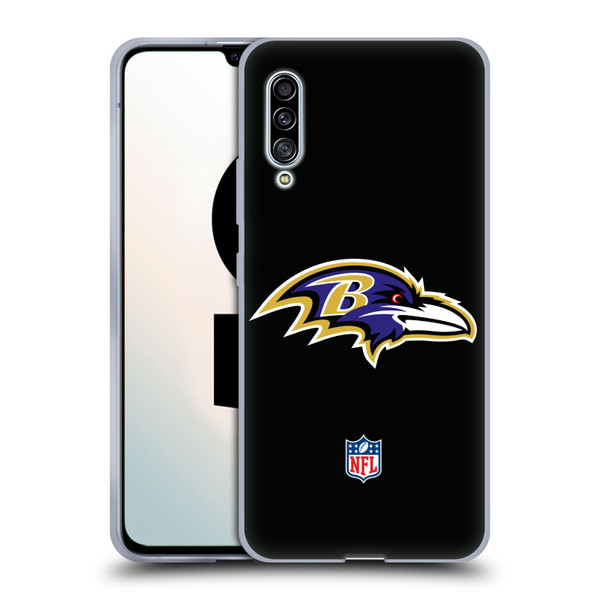 NFL Baltimore Ravens Logo Plain Soft Gel Case for Samsung Galaxy A90 5G (2019)