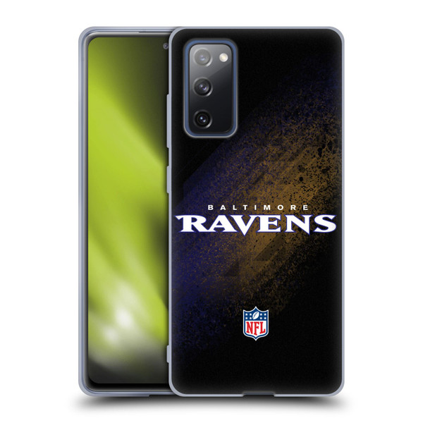 NFL Baltimore Ravens Logo Blur Soft Gel Case for Samsung Galaxy S20 FE / 5G