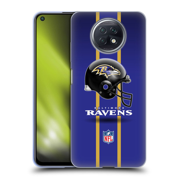 NFL Baltimore Ravens Logo Helmet Soft Gel Case for Xiaomi Redmi Note 9T 5G