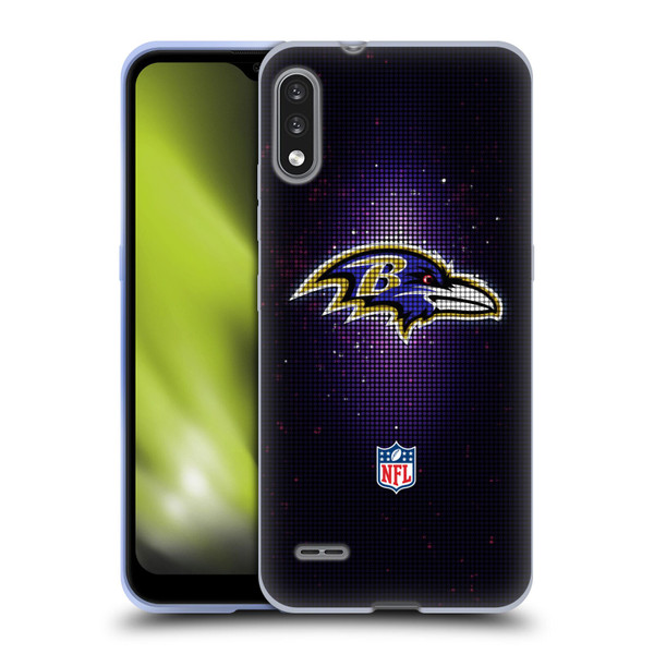 NFL Baltimore Ravens Artwork LED Soft Gel Case for LG K22