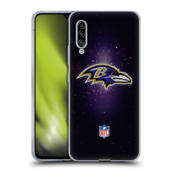 NFL Baltimore Ravens Artwork LED Soft Gel Case for Samsung Galaxy A90 5G (2019)