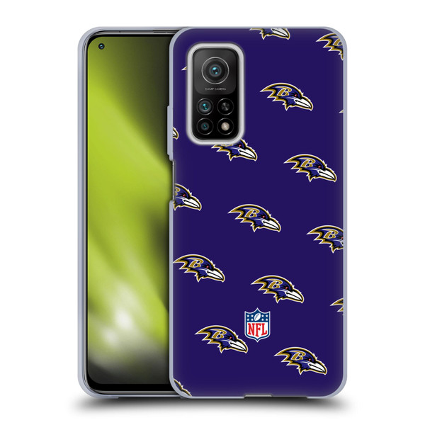 NFL Baltimore Ravens Artwork Patterns Soft Gel Case for Xiaomi Mi 10T 5G