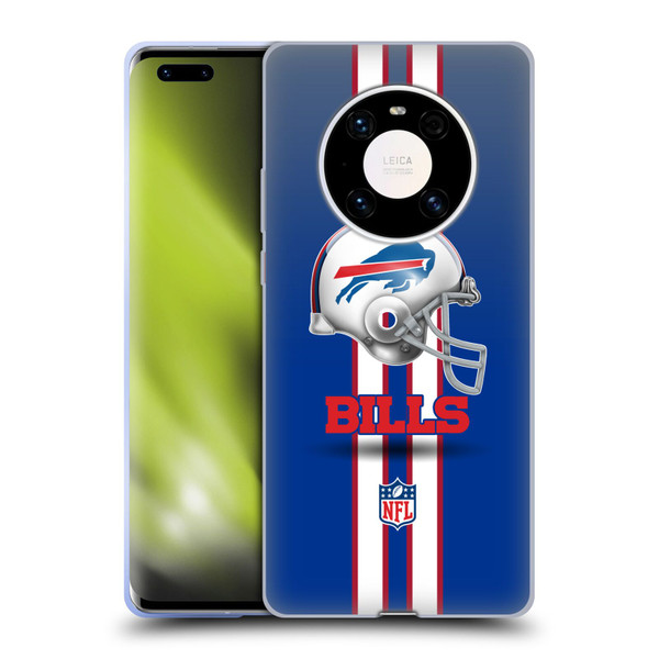 NFL Buffalo Bills Logo Helmet Soft Gel Case for Huawei Mate 40 Pro 5G
