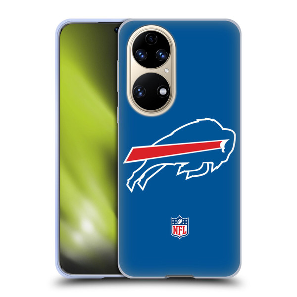 NFL Buffalo Bills Logo Plain Soft Gel Case for Huawei P50