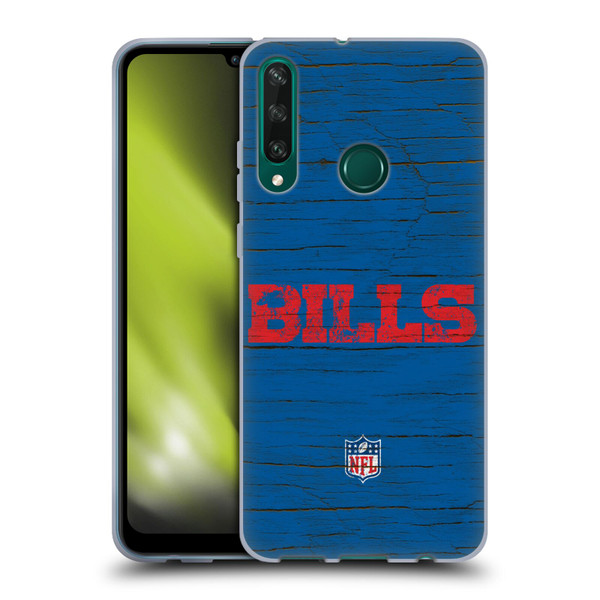 NFL Buffalo Bills Logo Distressed Look Soft Gel Case for Huawei Y6p