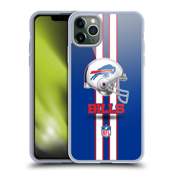 NFL Buffalo Bills Logo Helmet Soft Gel Case for Apple iPhone 11 Pro Max
