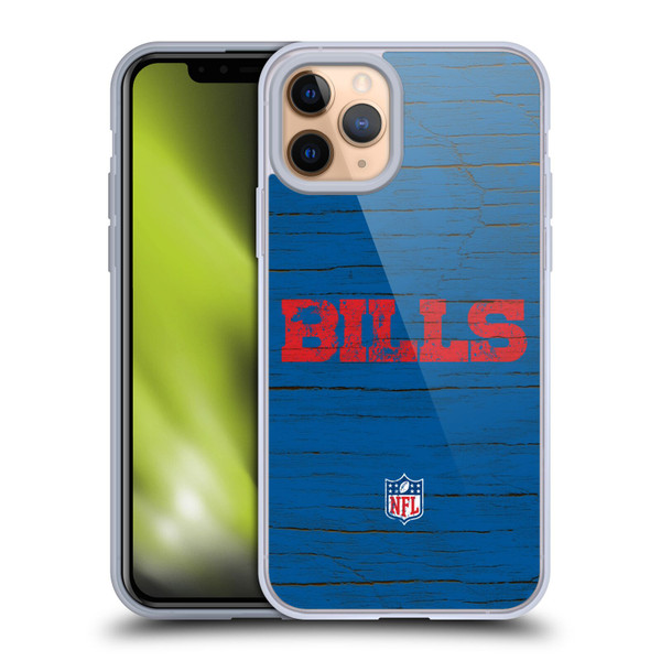 NFL Buffalo Bills Logo Distressed Look Soft Gel Case for Apple iPhone 11 Pro