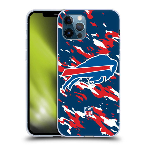 NFL Buffalo Bills Logo Camou Soft Gel Case for Apple iPhone 12 / iPhone 12 Pro