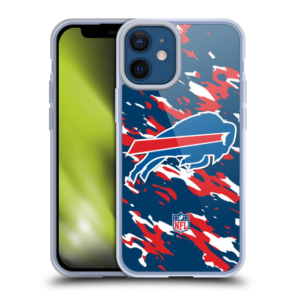 NFL Buffalo Bills Logo Camou Soft Gel Case for Apple iPhone 12 Mini