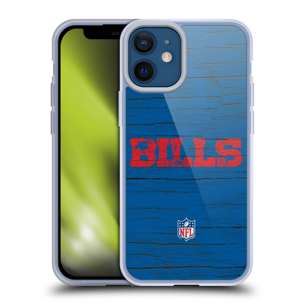 NFL Buffalo Bills Logo Distressed Look Soft Gel Case for Apple iPhone 12 Mini