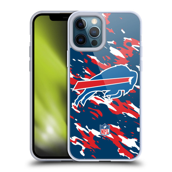 NFL Buffalo Bills Logo Camou Soft Gel Case for Apple iPhone 12 Pro Max
