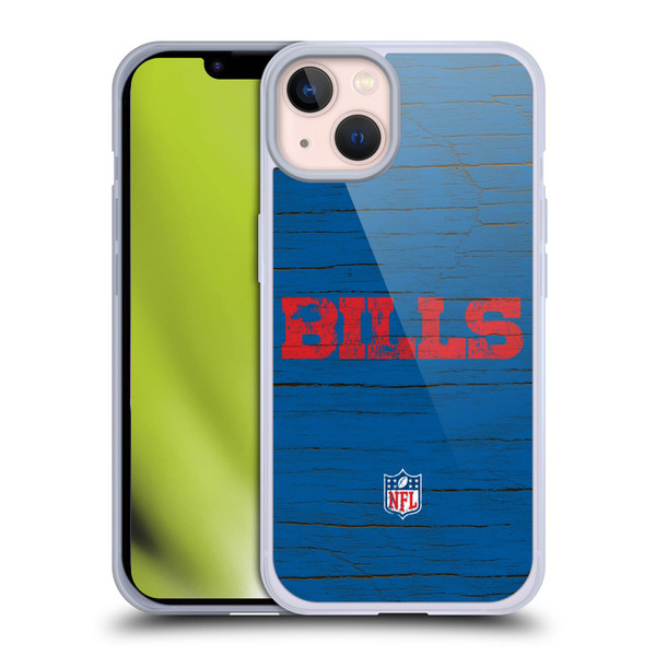 NFL Buffalo Bills Logo Distressed Look Soft Gel Case for Apple iPhone 13