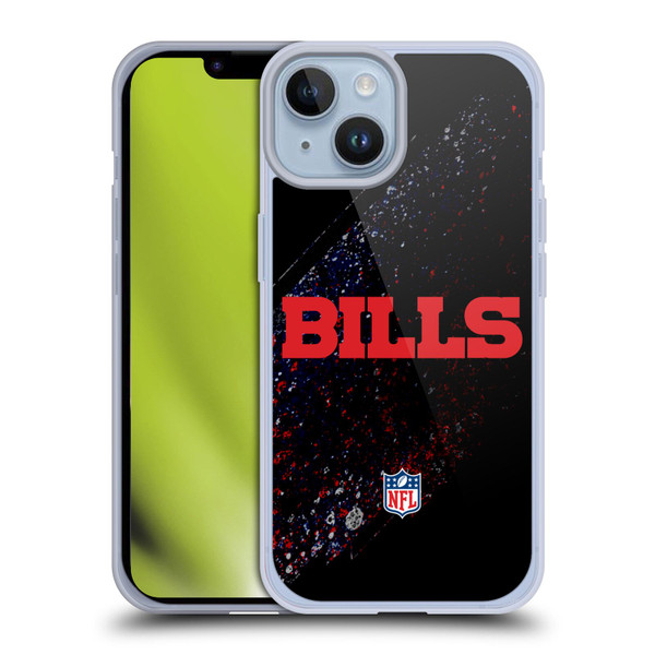 NFL Buffalo Bills Logo Blur Soft Gel Case for Apple iPhone 14