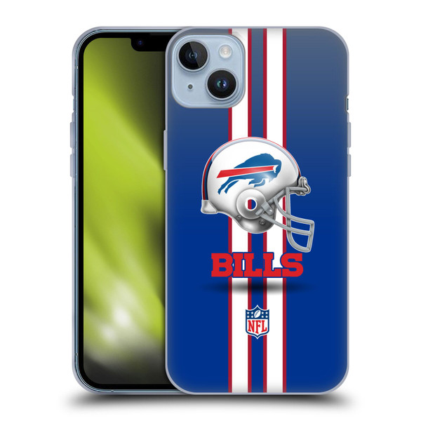 NFL Buffalo Bills Logo Helmet Soft Gel Case for Apple iPhone 14 Plus