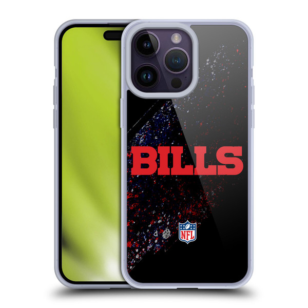 NFL Buffalo Bills Logo Blur Soft Gel Case for Apple iPhone 14 Pro Max