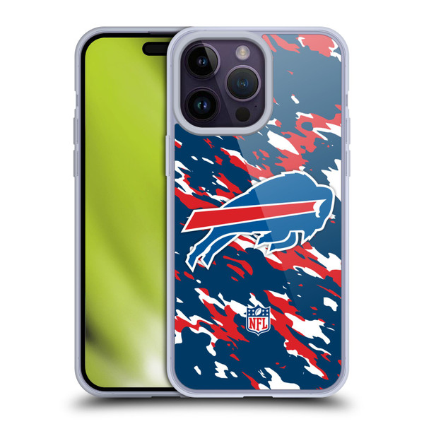 NFL Buffalo Bills Logo Camou Soft Gel Case for Apple iPhone 14 Pro Max