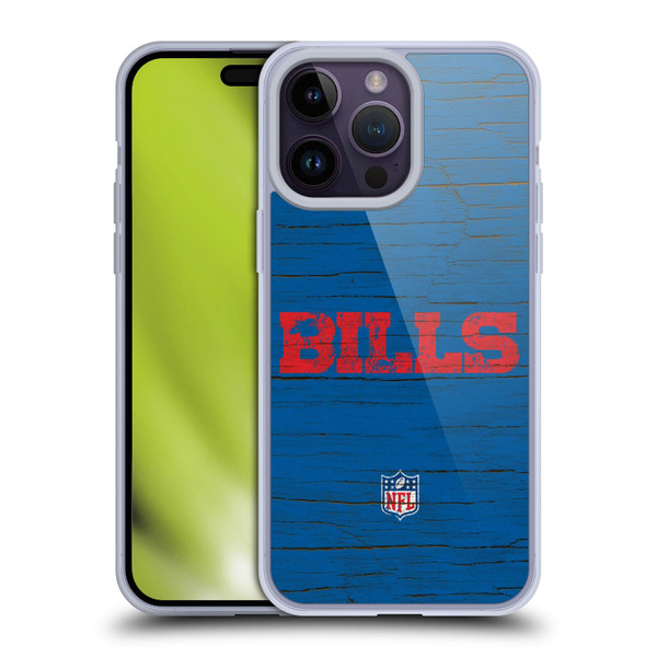 NFL Buffalo Bills Logo Distressed Look Soft Gel Case for Apple iPhone 14 Pro Max