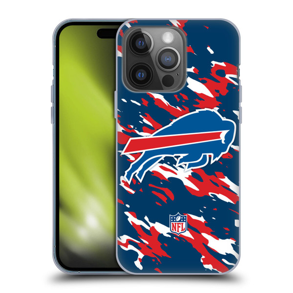 NFL Buffalo Bills Logo Camou Soft Gel Case for Apple iPhone 14 Pro