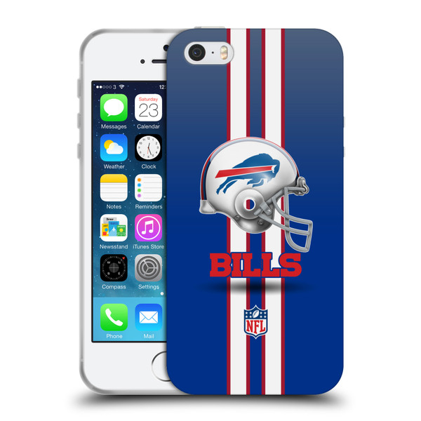 NFL Buffalo Bills Logo Helmet Soft Gel Case for Apple iPhone 5 / 5s / iPhone SE 2016