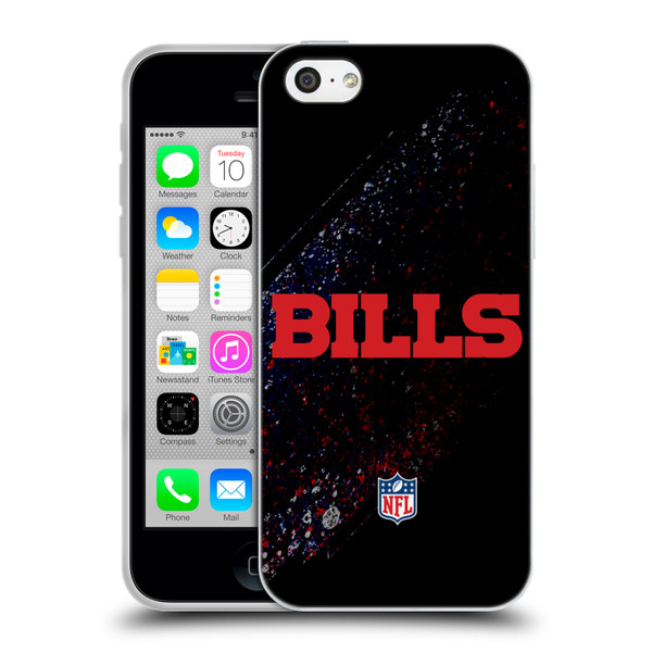 NFL Buffalo Bills Logo Blur Soft Gel Case for Apple iPhone 5c