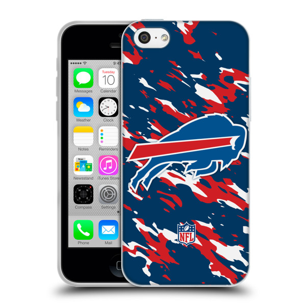 NFL Buffalo Bills Logo Camou Soft Gel Case for Apple iPhone 5c