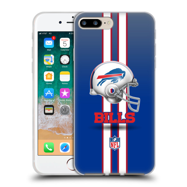 NFL Buffalo Bills Logo Helmet Soft Gel Case for Apple iPhone 7 Plus / iPhone 8 Plus