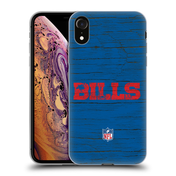 NFL Buffalo Bills Logo Distressed Look Soft Gel Case for Apple iPhone XR