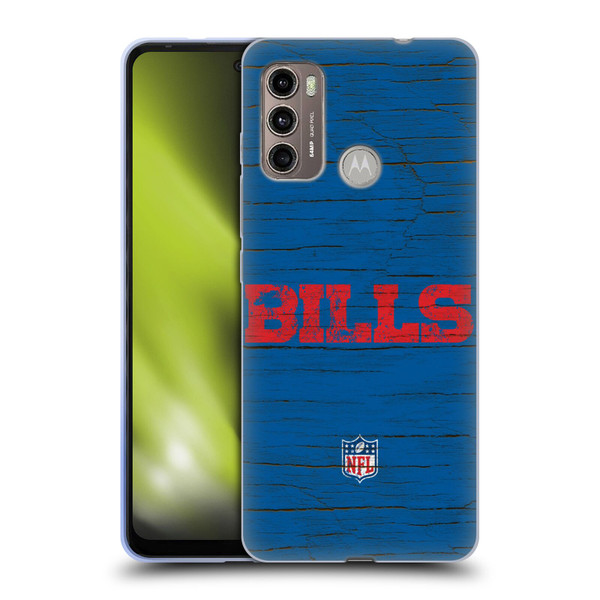 NFL Buffalo Bills Logo Distressed Look Soft Gel Case for Motorola Moto G60 / Moto G40 Fusion