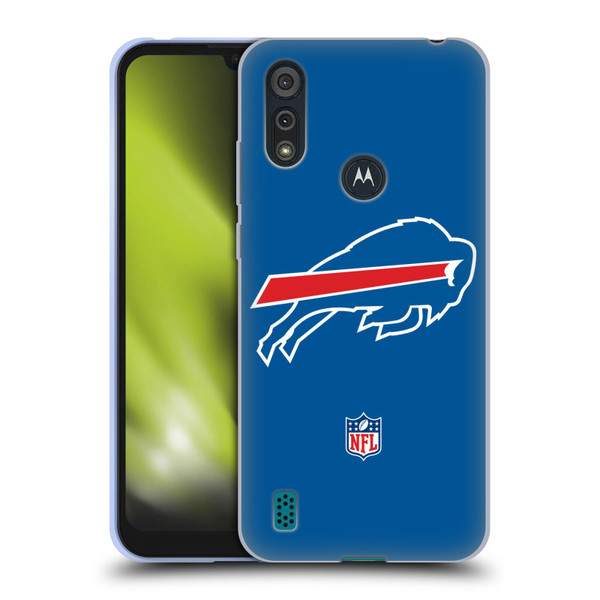 NFL Buffalo Bills Logo Plain Soft Gel Case for Motorola Moto E6s (2020)