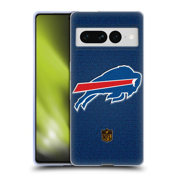 NFL Buffalo Bills Logo Football Soft Gel Case for Google Pixel 7 Pro