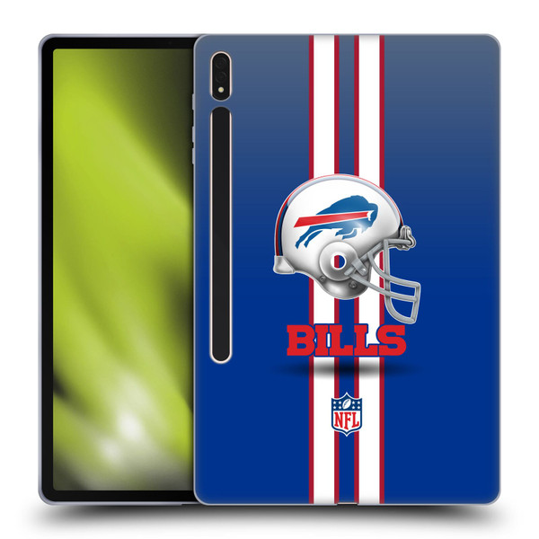 NFL Buffalo Bills Logo Helmet Soft Gel Case for Samsung Galaxy Tab S8 Plus