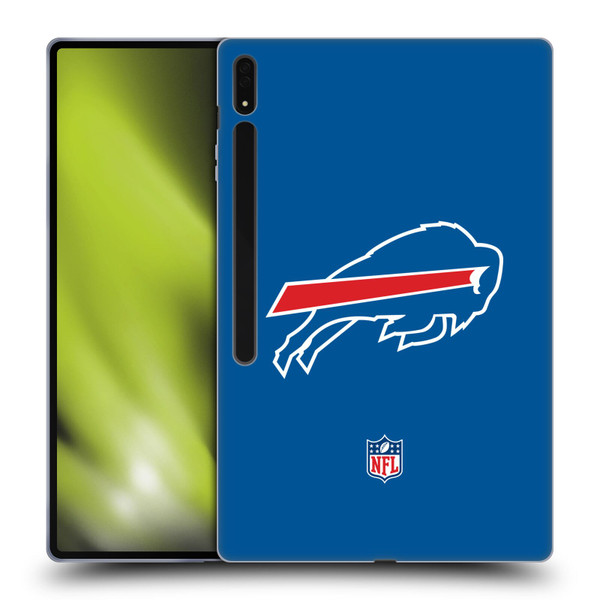 NFL Buffalo Bills Logo Plain Soft Gel Case for Samsung Galaxy Tab S8 Ultra