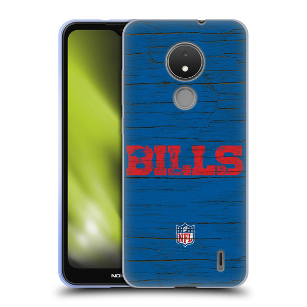 NFL Buffalo Bills Logo Distressed Look Soft Gel Case for Nokia C21