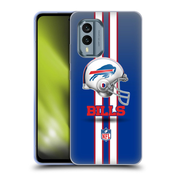NFL Buffalo Bills Logo Helmet Soft Gel Case for Nokia X30