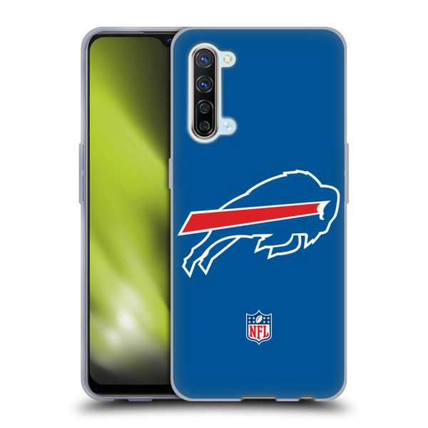 NFL Buffalo Bills Logo Plain Soft Gel Case for OPPO Find X2 Lite 5G
