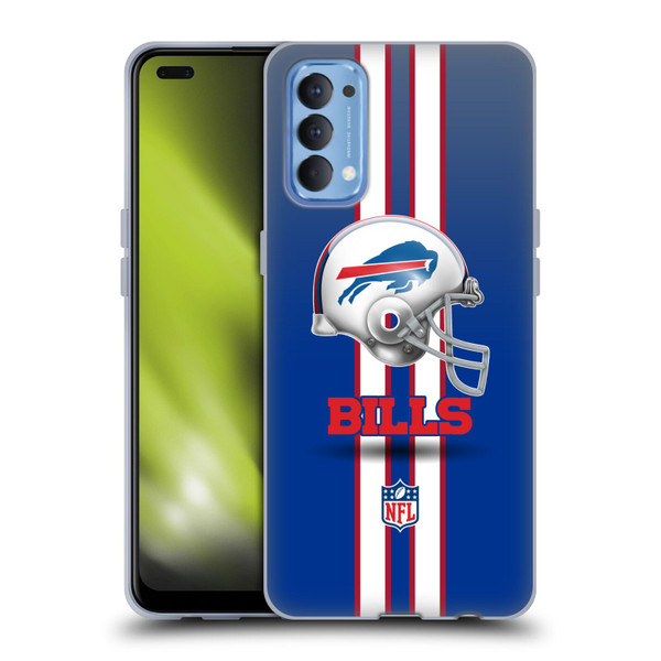 NFL Buffalo Bills Logo Helmet Soft Gel Case for OPPO Reno 4 5G