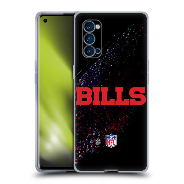 NFL Buffalo Bills Logo Blur Soft Gel Case for OPPO Reno 4 Pro 5G