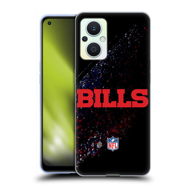 NFL Buffalo Bills Logo Blur Soft Gel Case for OPPO Reno8 Lite