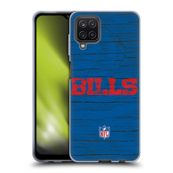 NFL Buffalo Bills Logo Distressed Look Soft Gel Case for Samsung Galaxy A12 (2020)