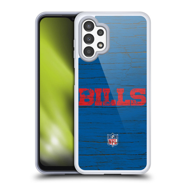 NFL Buffalo Bills Logo Distressed Look Soft Gel Case for Samsung Galaxy A13 (2022)