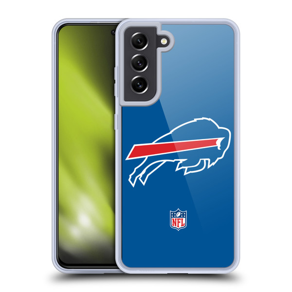 NFL Buffalo Bills Logo Plain Soft Gel Case for Samsung Galaxy S21 FE 5G