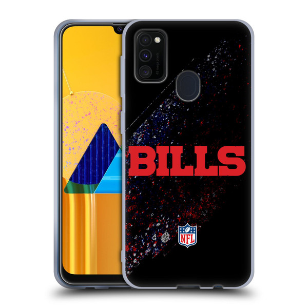 NFL Buffalo Bills Logo Blur Soft Gel Case for Samsung Galaxy M30s (2019)/M21 (2020)