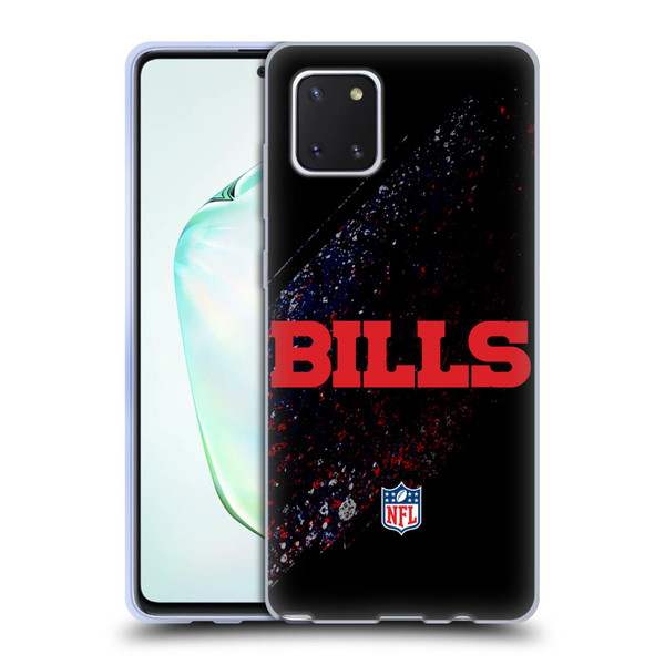 NFL Buffalo Bills Logo Blur Soft Gel Case for Samsung Galaxy Note10 Lite