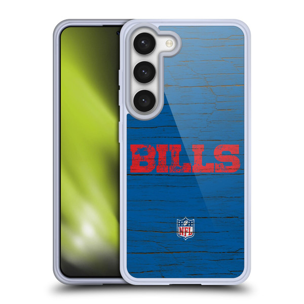NFL Buffalo Bills Logo Distressed Look Soft Gel Case for Samsung Galaxy S23 5G