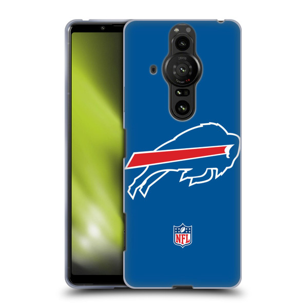 NFL Buffalo Bills Logo Plain Soft Gel Case for Sony Xperia Pro-I